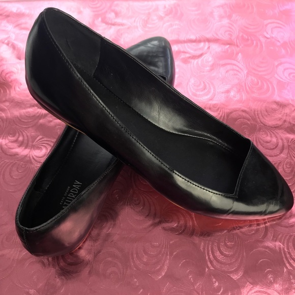 Kate Spade Shoes - Kate Spade Black Saturday flats Leather SZ 6.5
